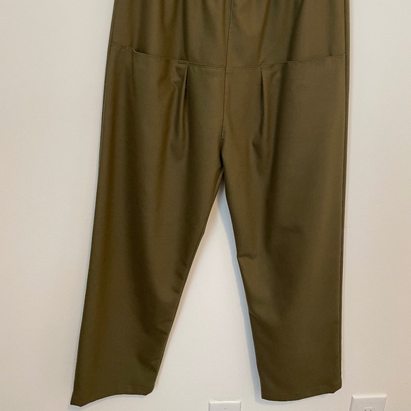 Zara olive green baggy pants with drop pockets size XS - Picture 2 of 5